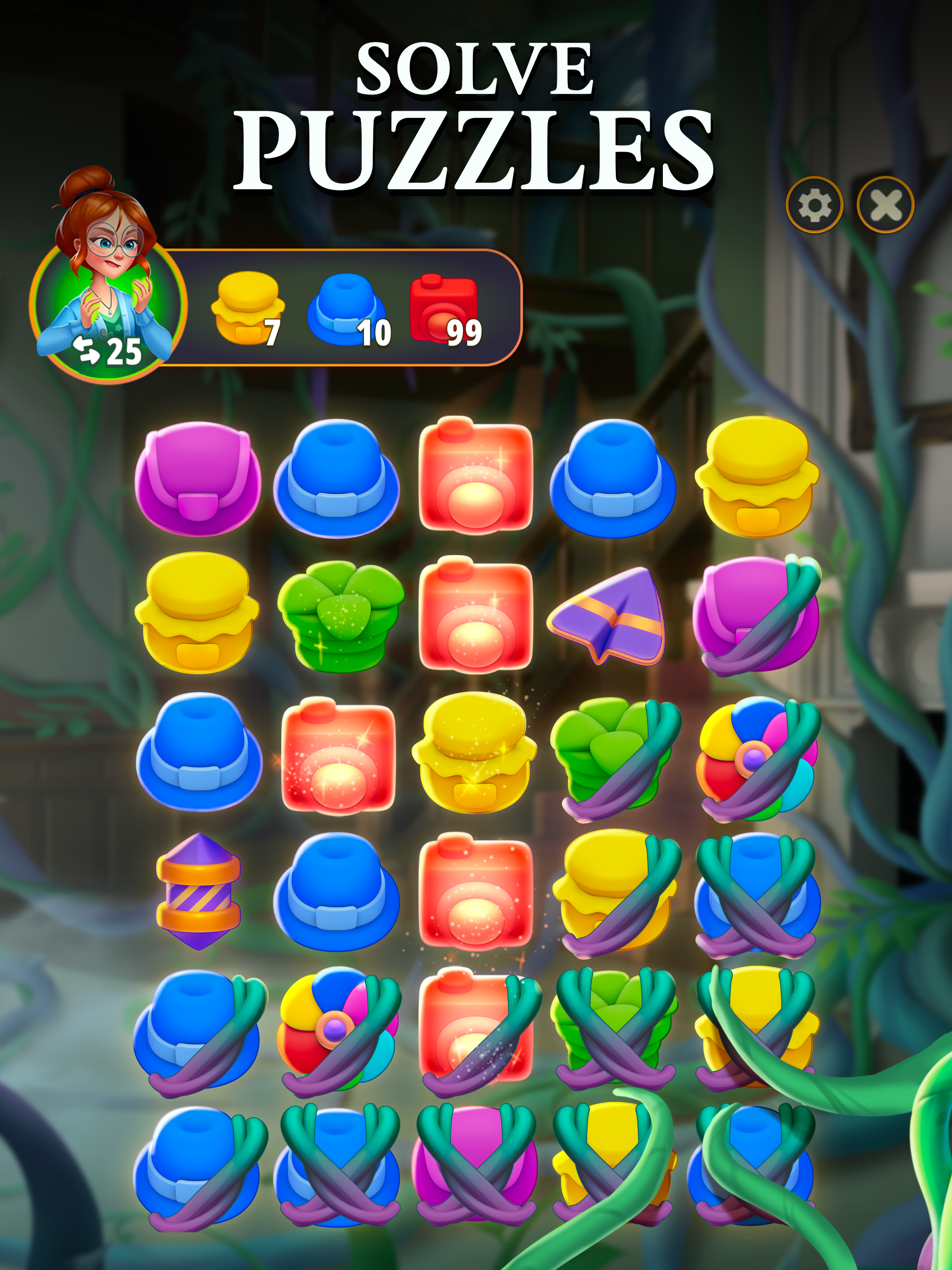 Merge Gardens Game Screenshot
