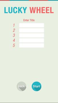 Lucky Wheel Lucky Draw Game Screenshot