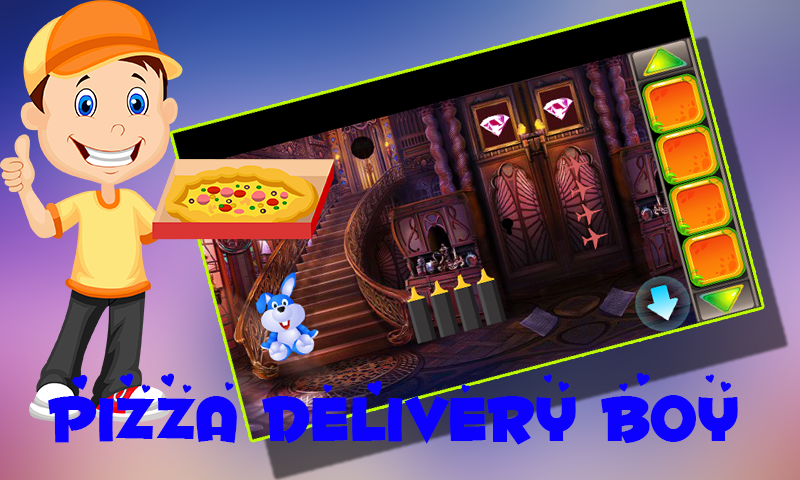 Cuplikan Layar Game Best Escape Games 08 - Pizza Delivery Boy