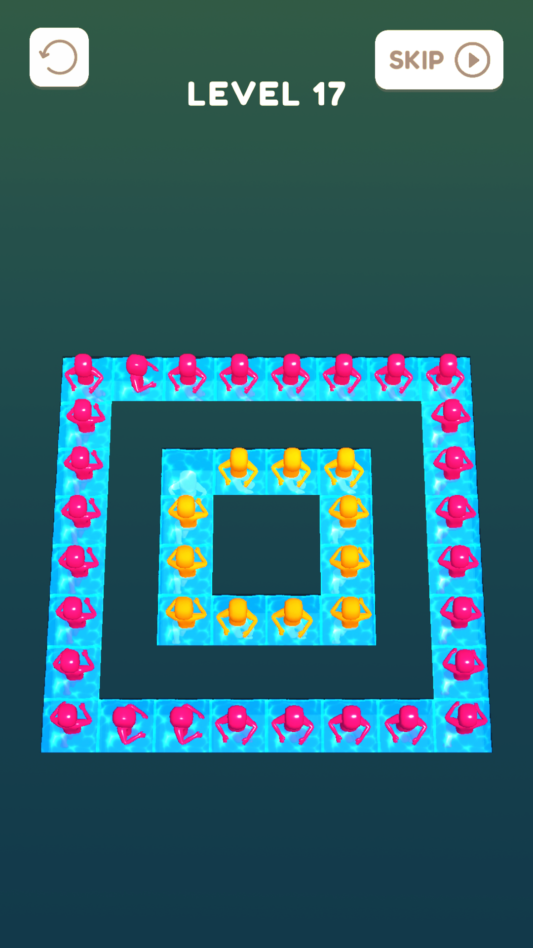 Swim Sort - Color Merge Puzzle Game Screenshot
