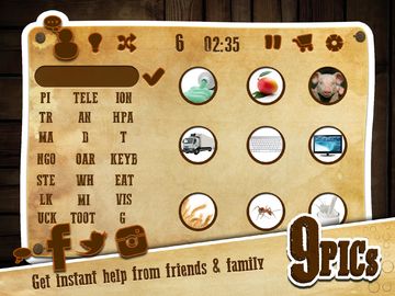 Cuplikan Layar Game 9 Pics - Guess the picture trivia games