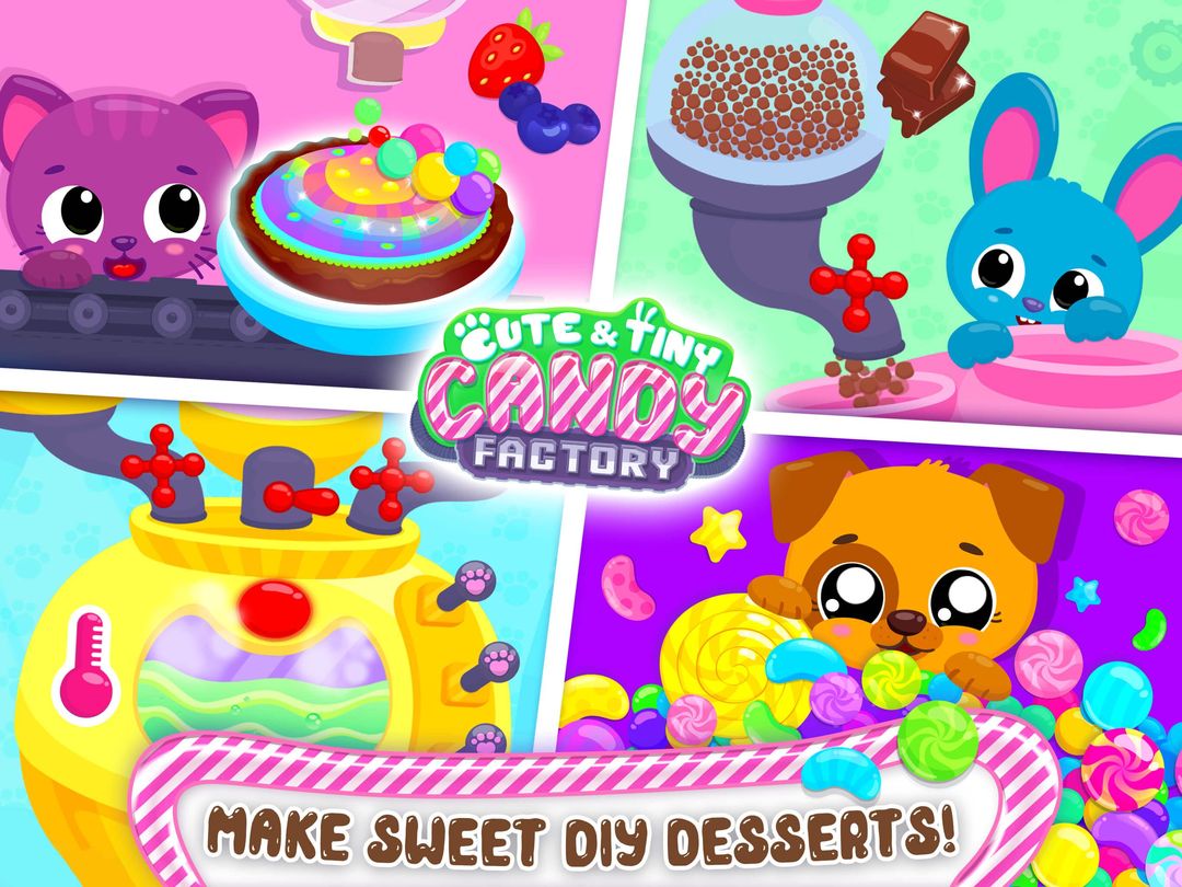 Screenshot of Cute & Tiny Candy Factory - Sweet Dessert Maker