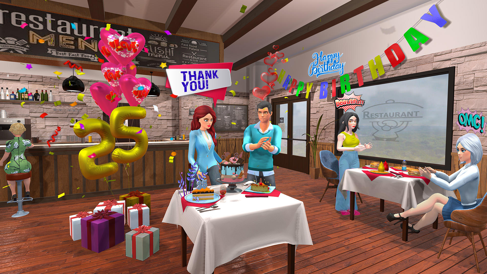 Virtual Girlfriend Crush Lover Game Screenshot