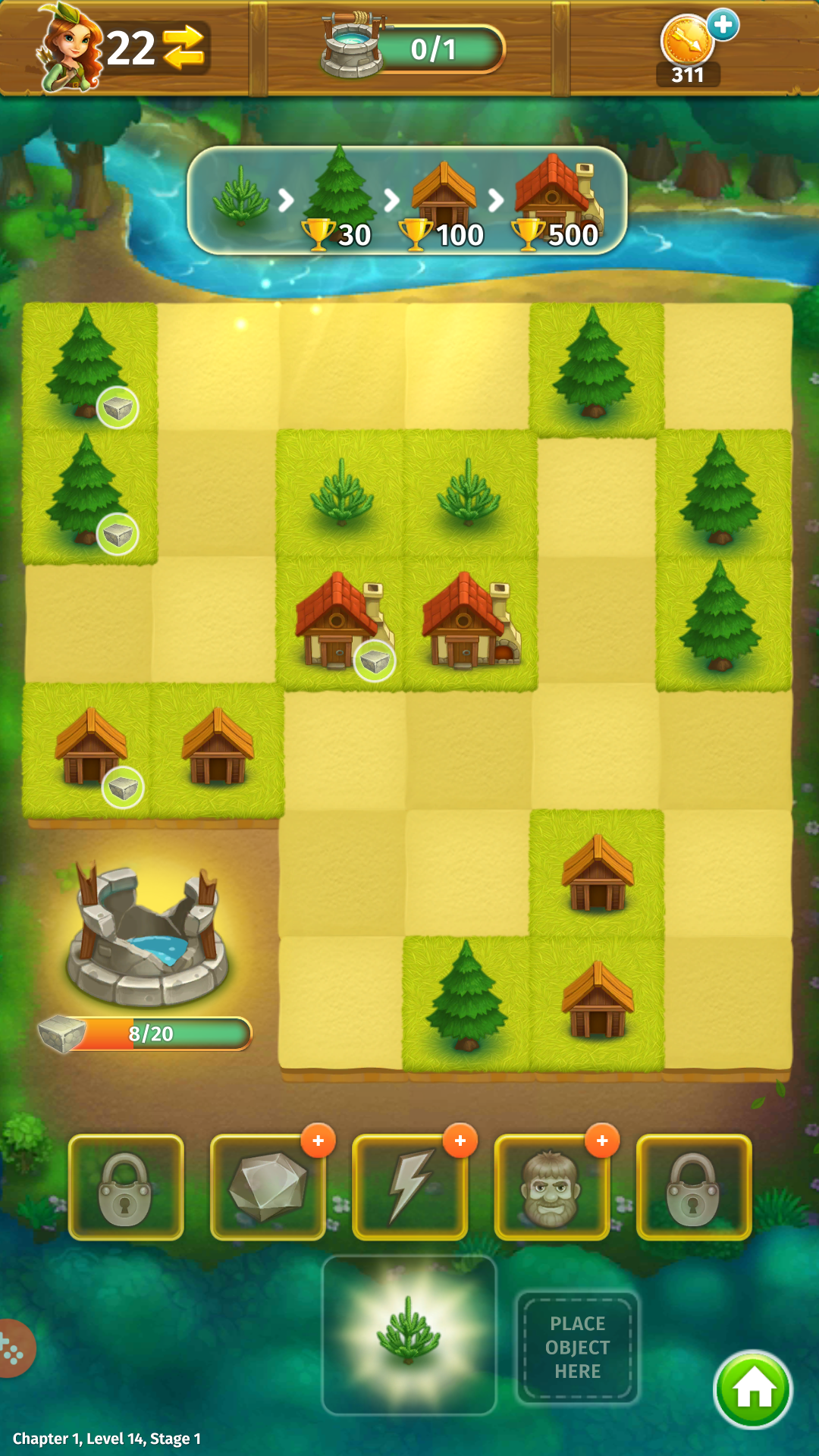 Robin Hood Legends – A Merge 3 Game Screenshot
