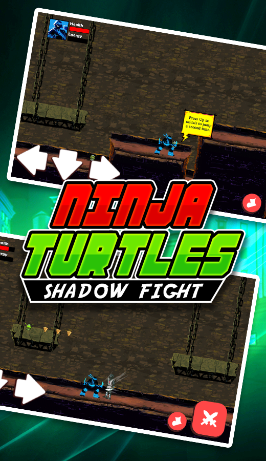 Cuplikan Layar Game The Ninja Shadow Turtle - Battle and Fight