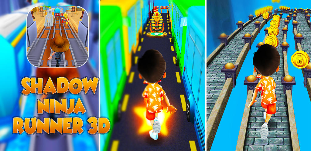 Banner of Shadow Ninja Runner 3D 