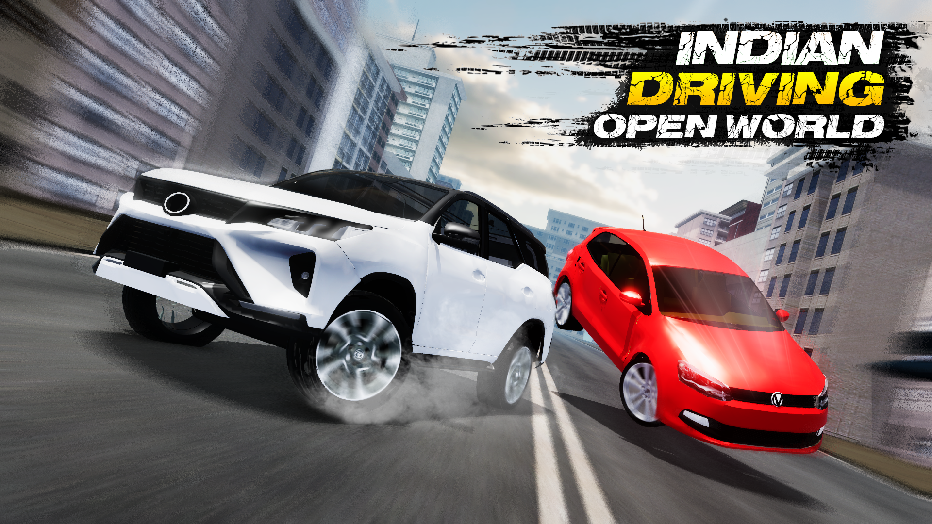 Indian Driving Open World Game Screenshot