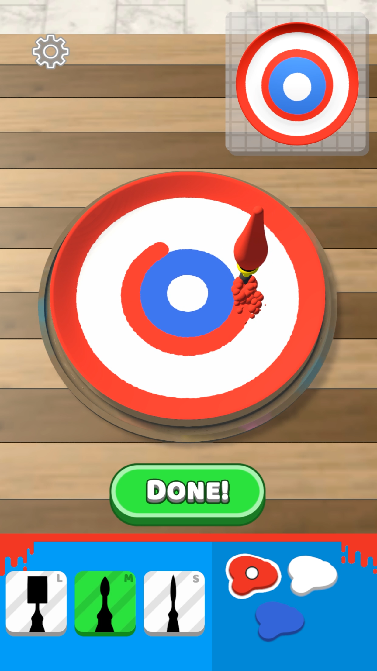 Spiral Plate Game Screenshot