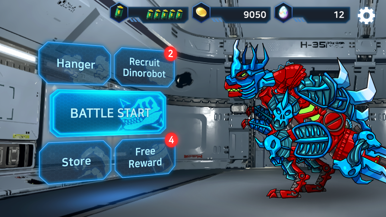 Dino Robot Battle Field: War Game Screenshot