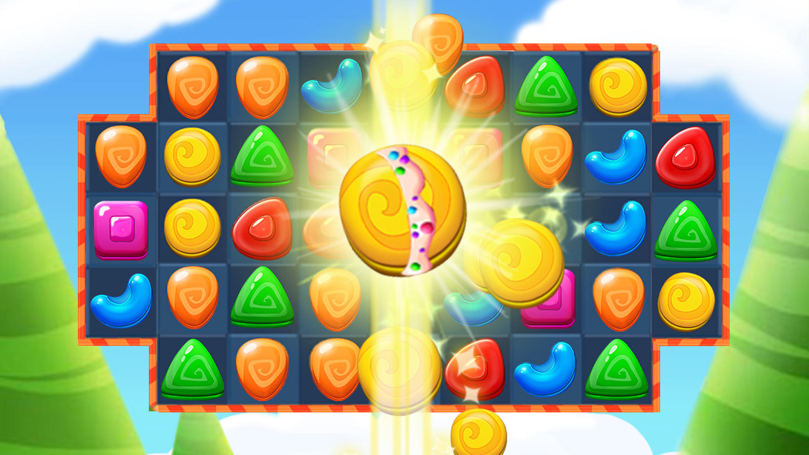 Cookie Jelly Match Game Screenshot