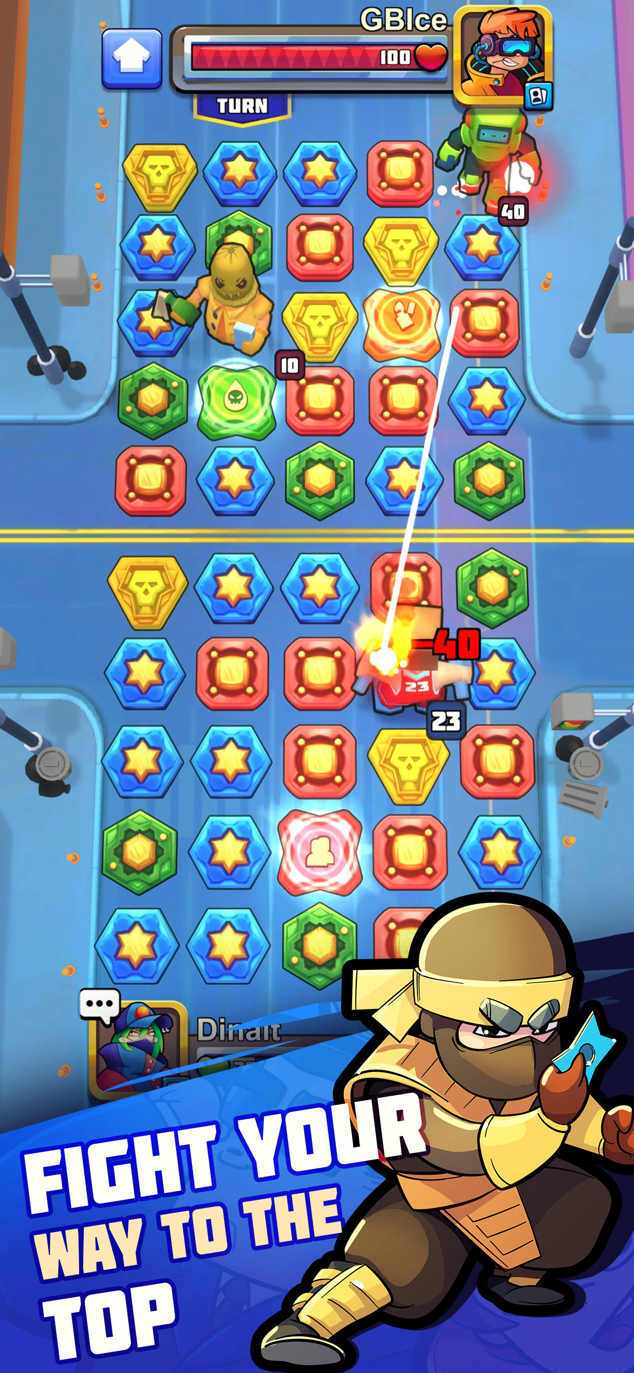 Puzzle Wars:Heroes - Match RPG screenshot game