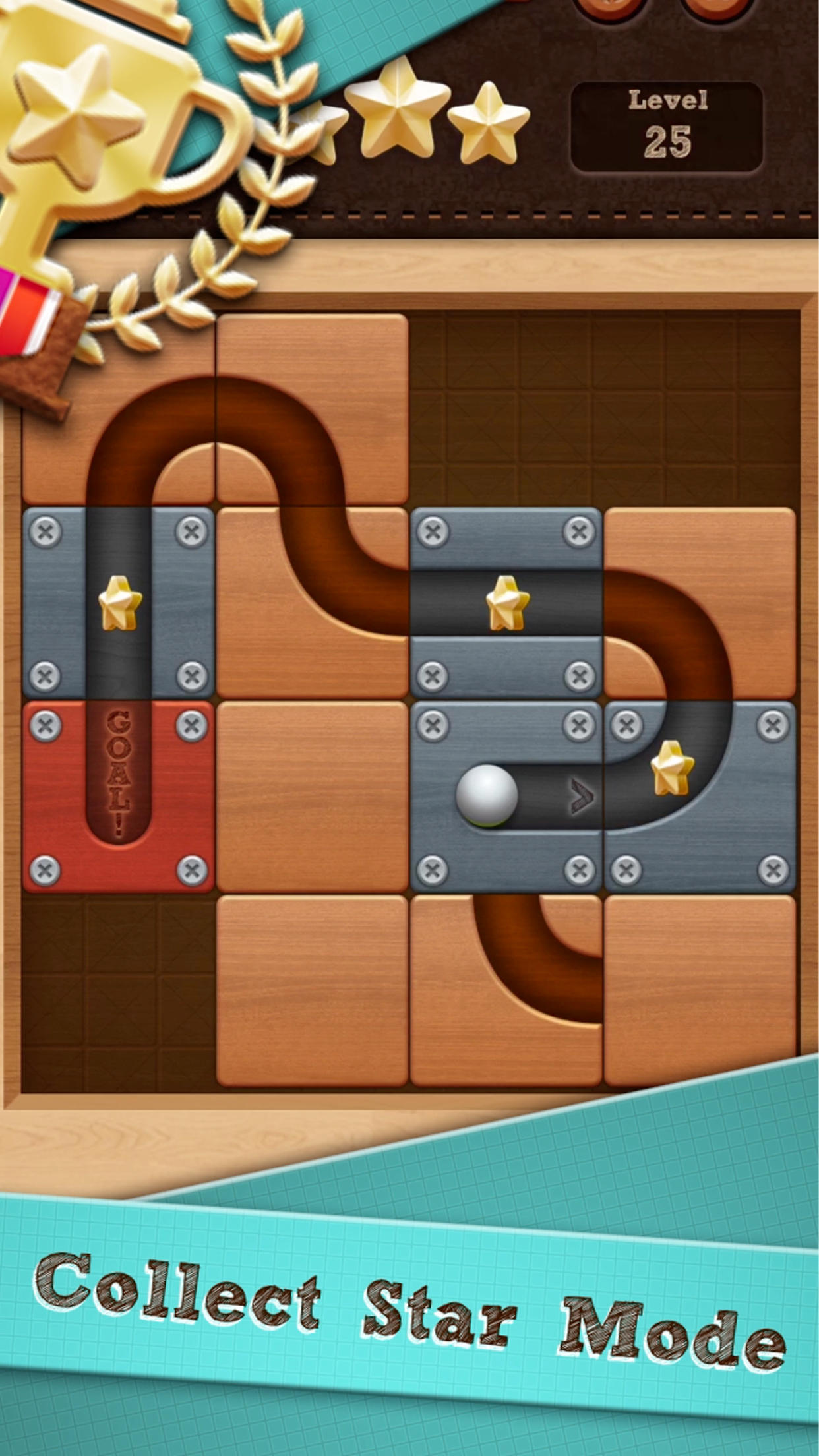 Скриншот игры Roll the Ball® - slide puzzle