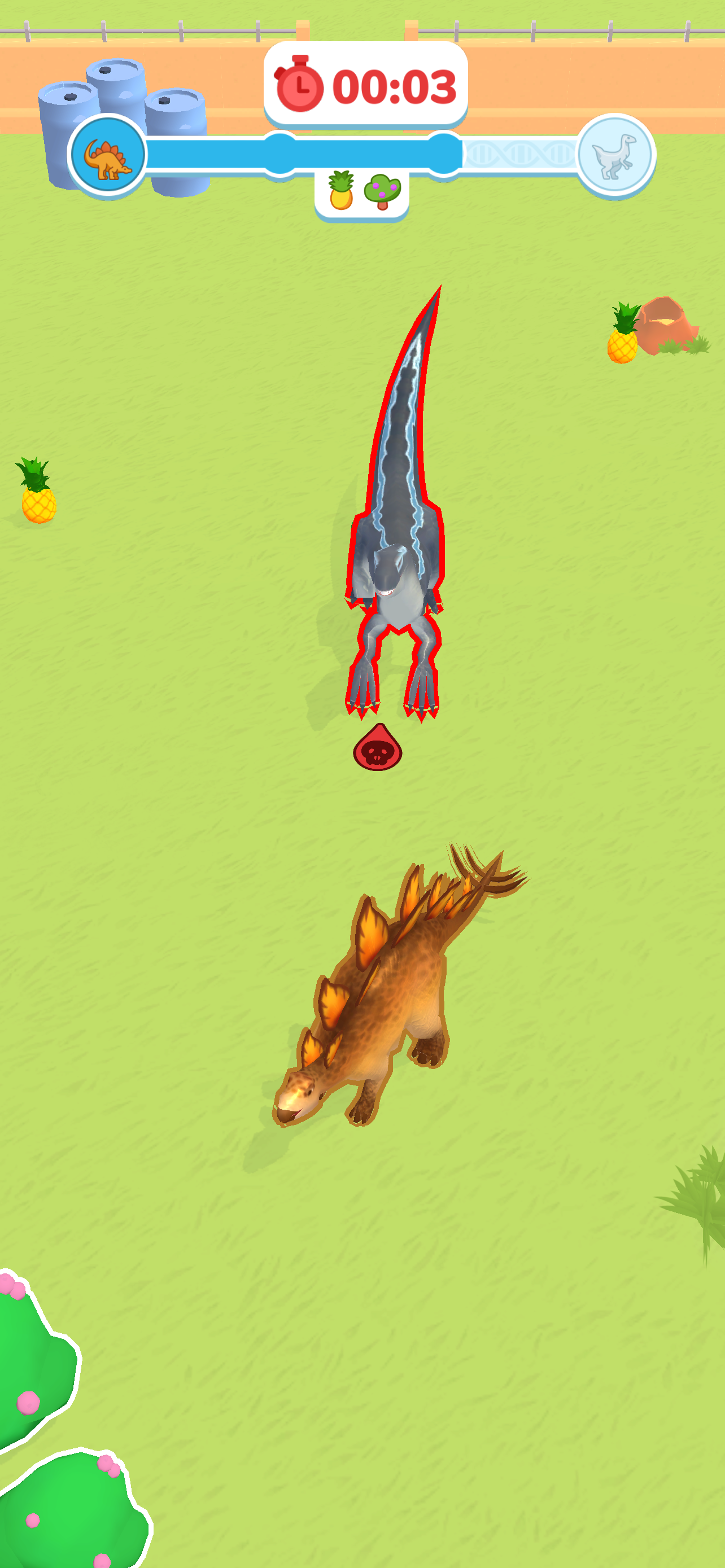 Dino Evolution 3D Game Screenshot