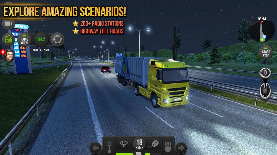 Truck Simulator : Europe ภาพหน้าจอเกม