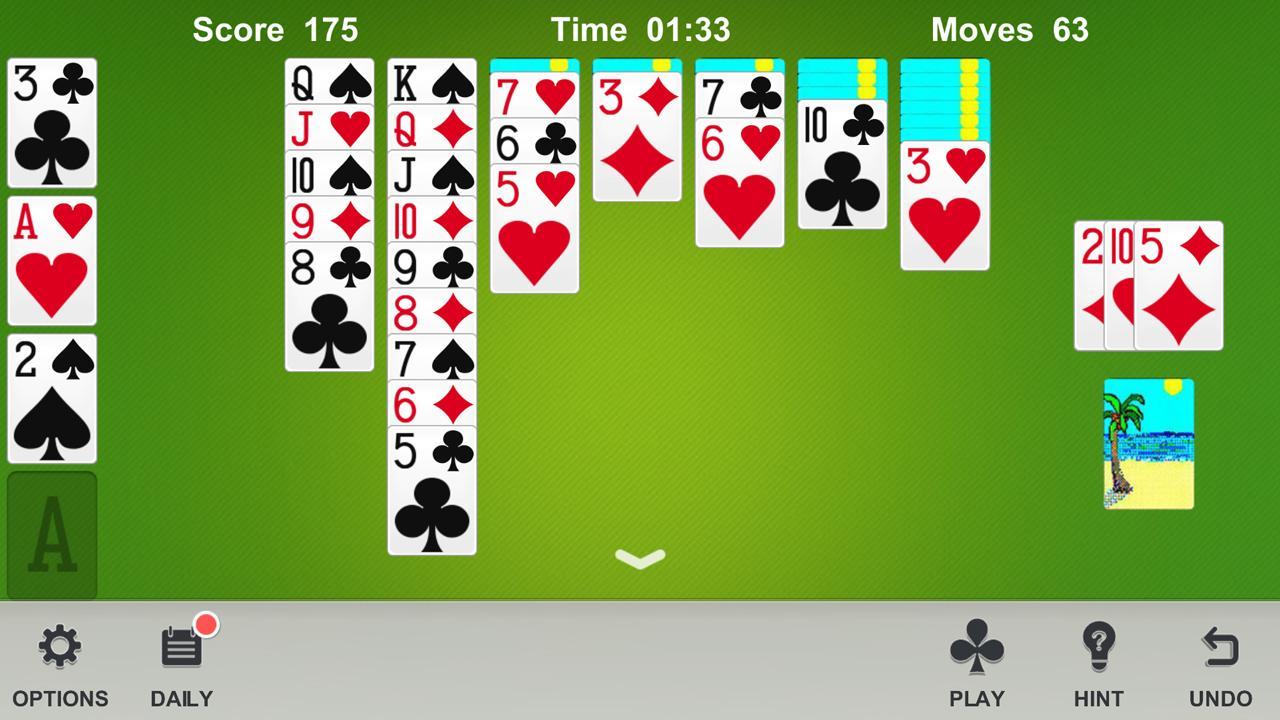 Solitaire Game Screenshot