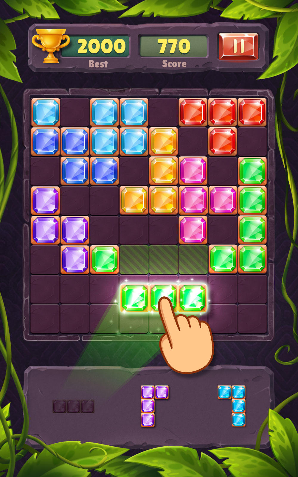 Cuplikan Layar Game Block Puzzle