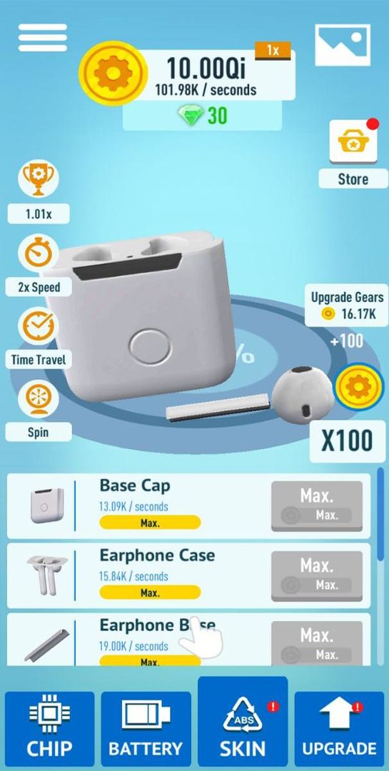 Screenshot of Idle Gadgets