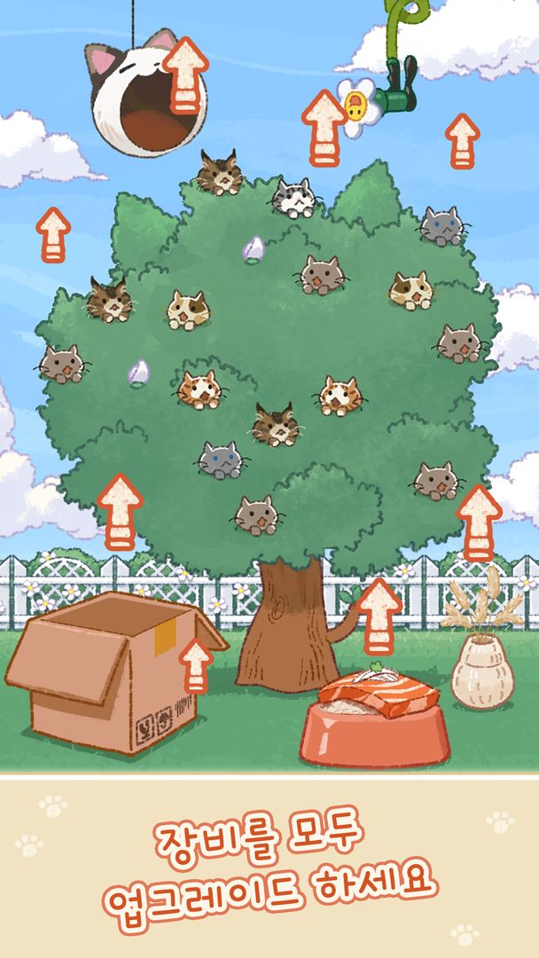 Cat Flower Tree: Cute cat collecting relaxing game遊戲截圖