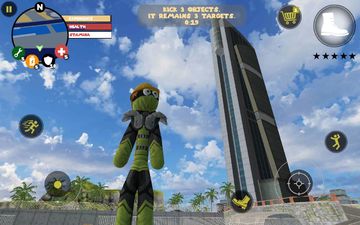 Stick Rope Hero Game Screenshot