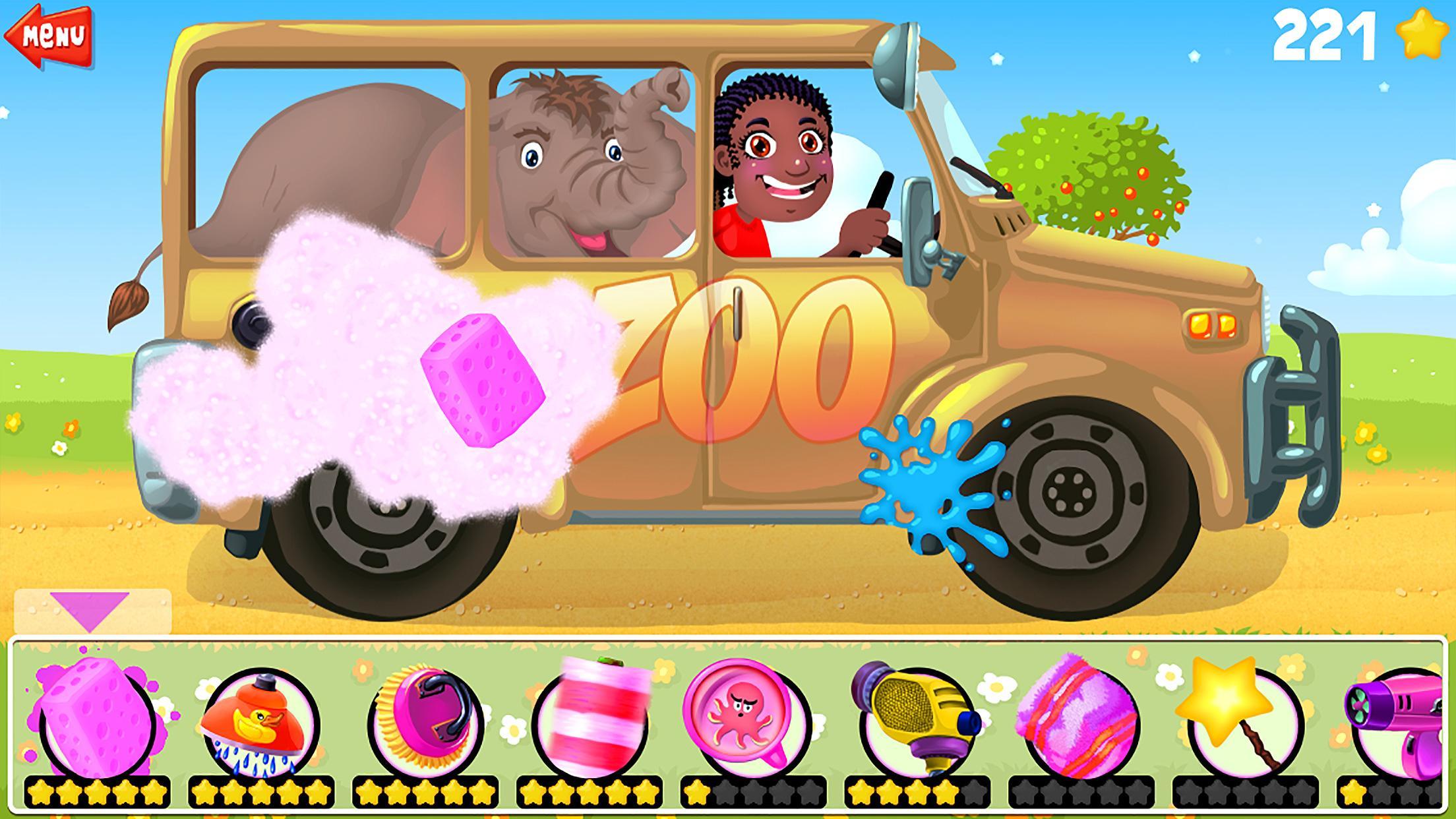 Screenshot 1 of เกมล้างรถตลก 2.8