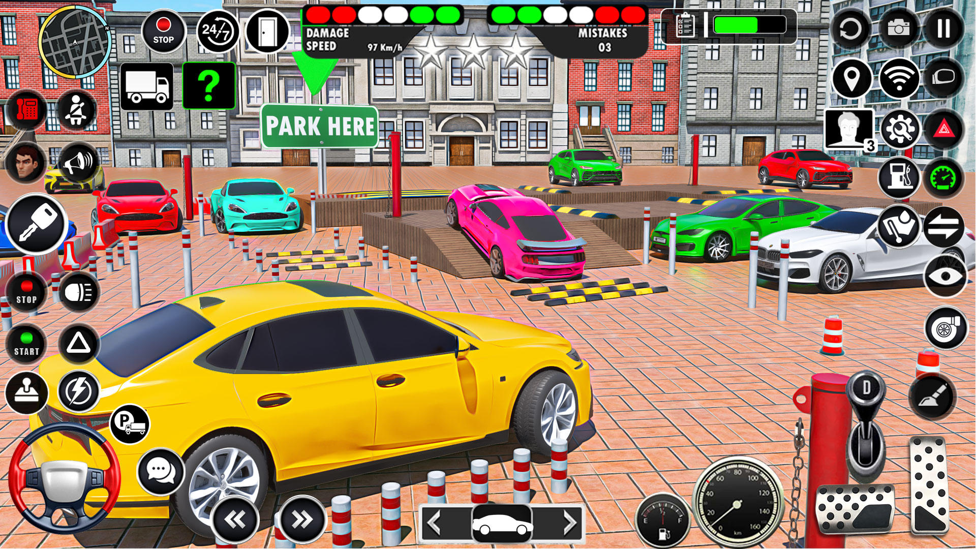 Advance Prado Car Parking Game Game Screenshot