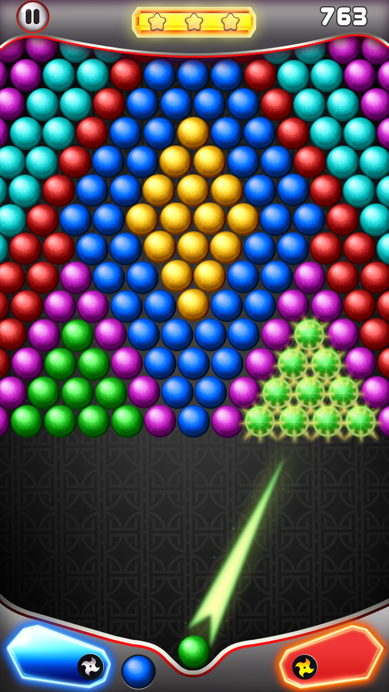 Bubble Shooter Ninja Game Screenshot