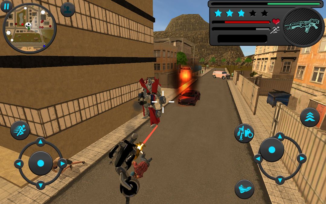 Screenshot of Robot Moto Revenge