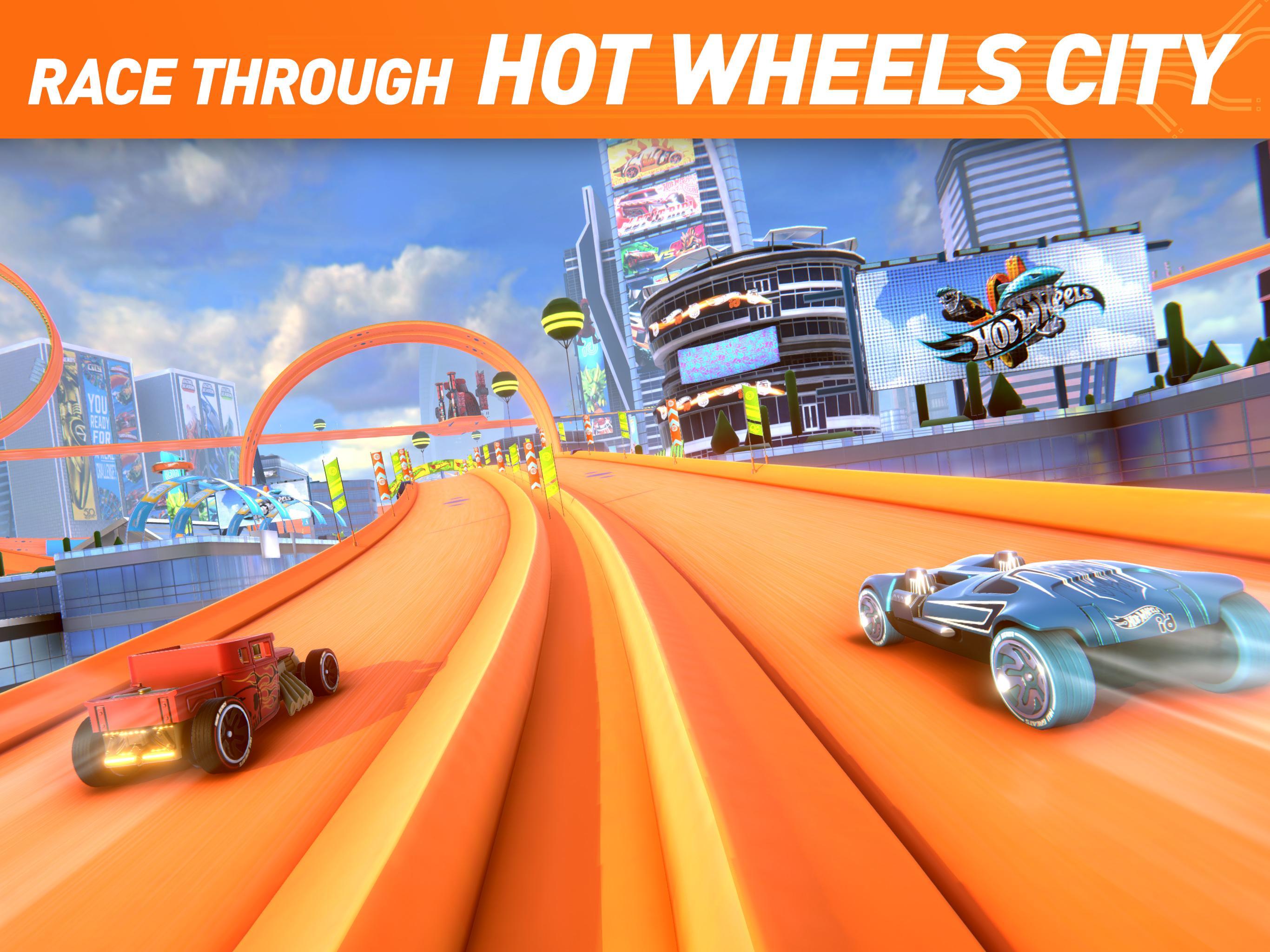 hot wheels track with app