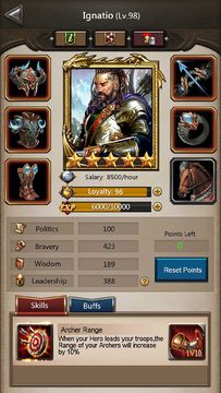Empire War: Age of Heroes 게임 스크린샷