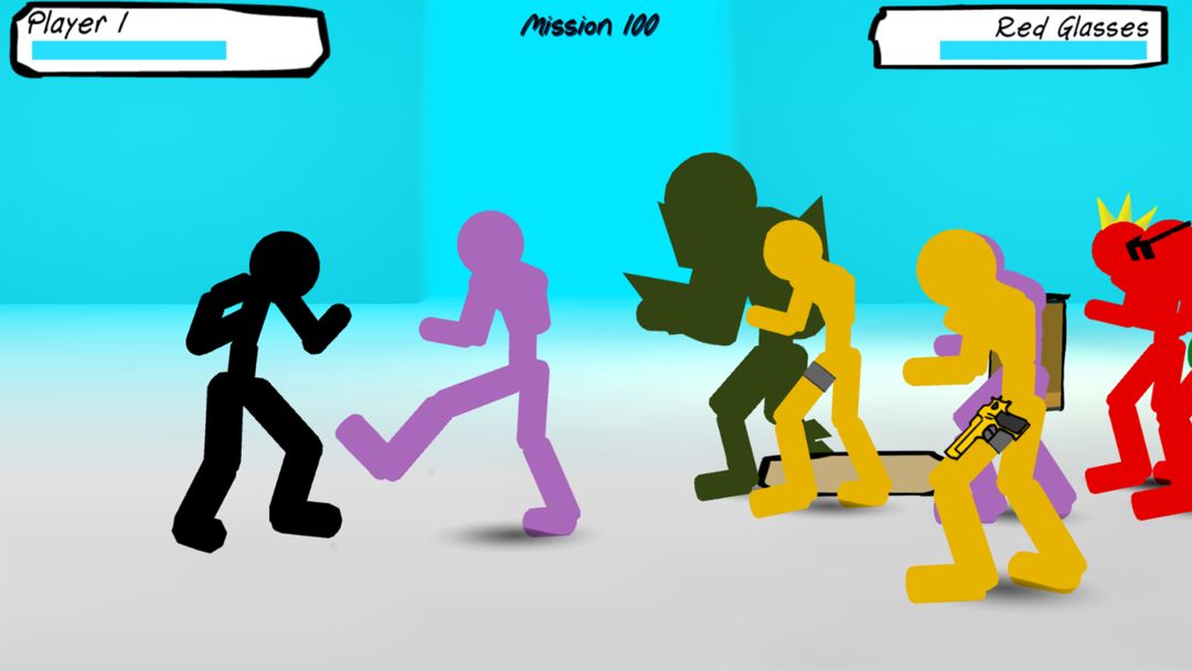 Stickman Street Fighting screenshot game