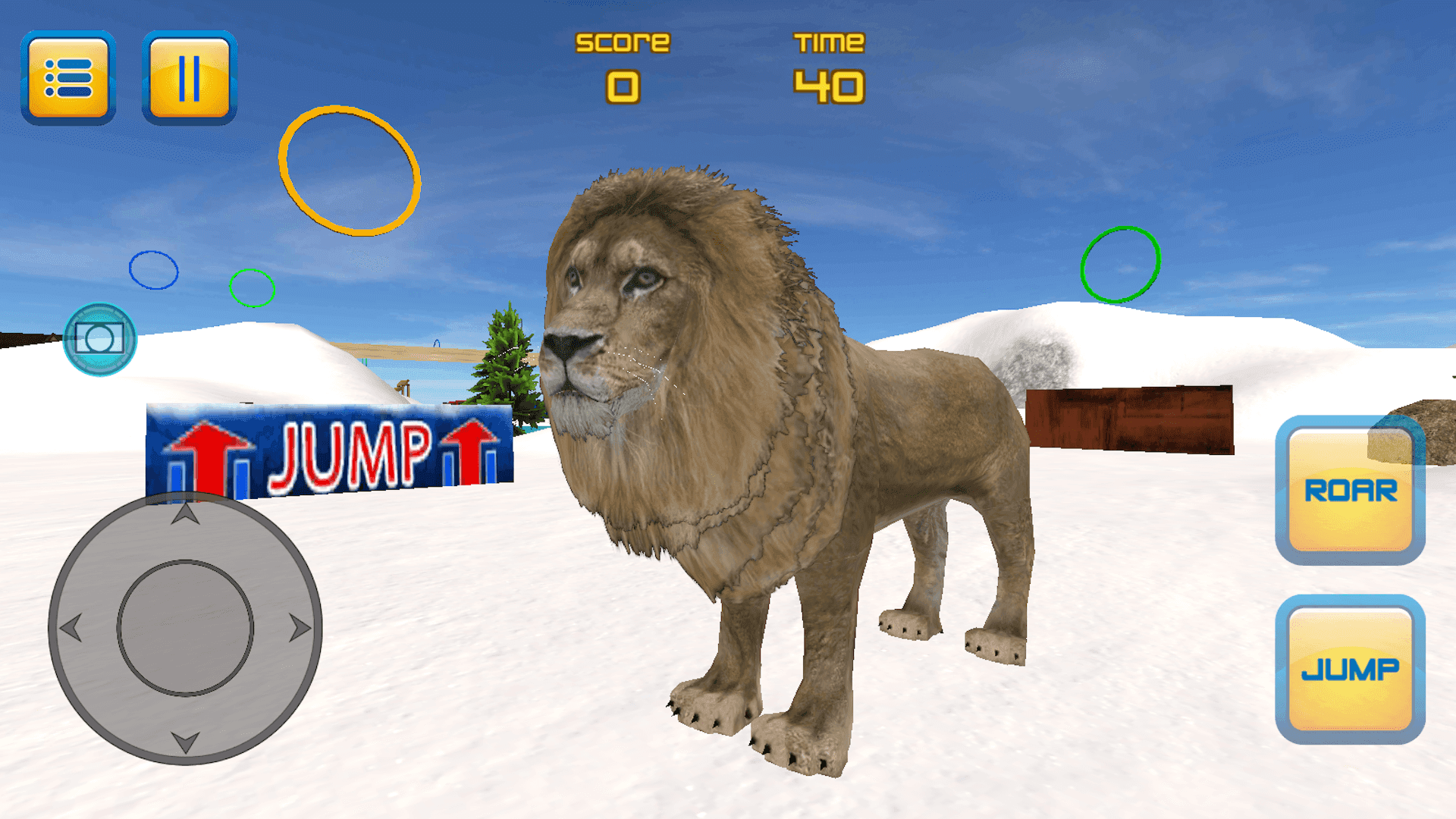 Armed Lion Simulator 3D Game Screenshot