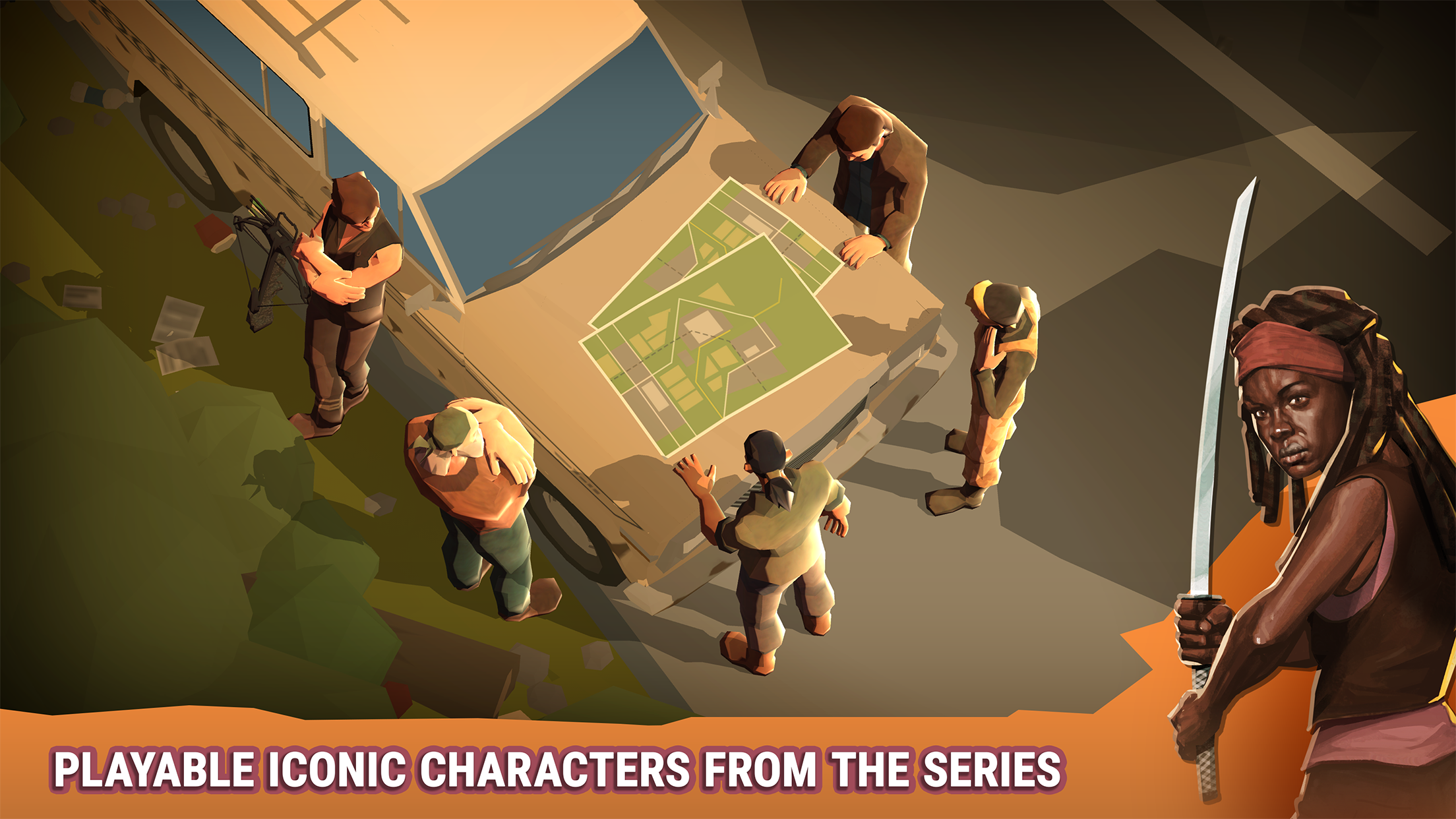 Bridge Constructor: TWD Game Screenshot