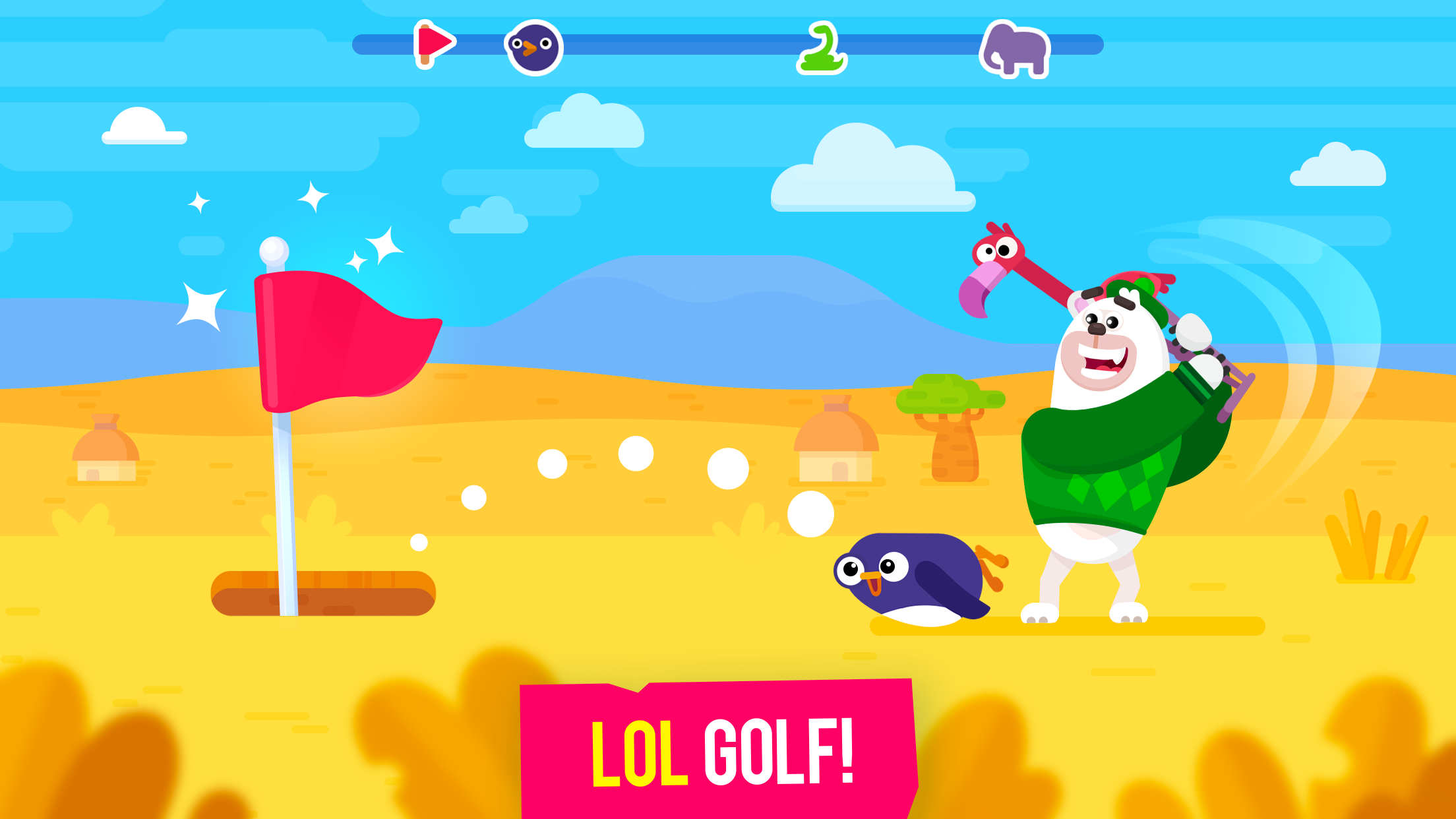 Screenshot 1 of Golfmasters - веселая игра в гольф 1.1.3