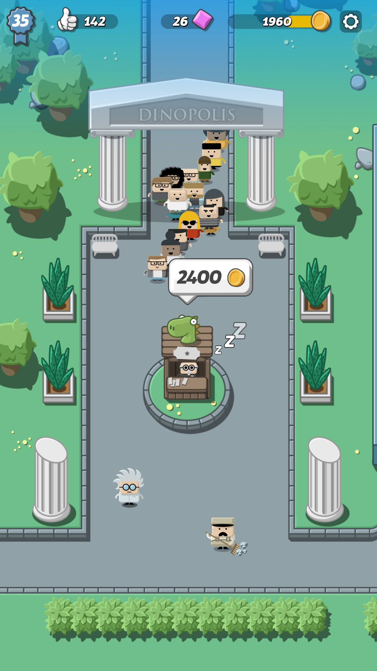 Crazy Dino Park Game Screenshot