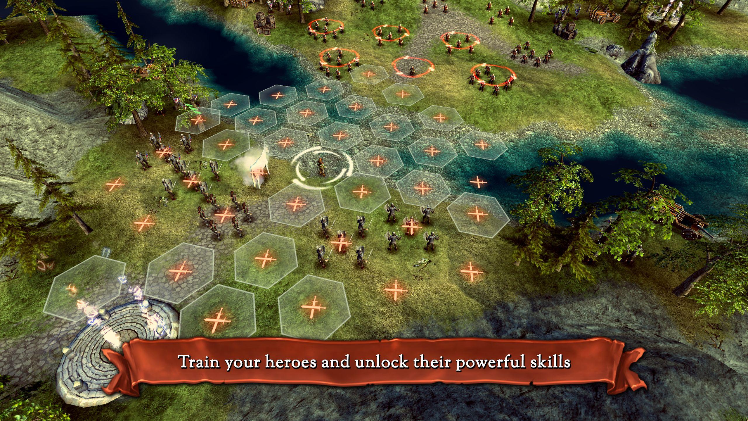 Hex Commander: Fantasy Heroes Game Screenshot