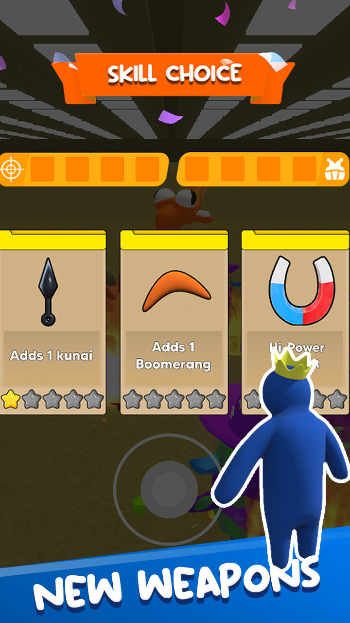 Orange Rainbow Monster Game Screenshot