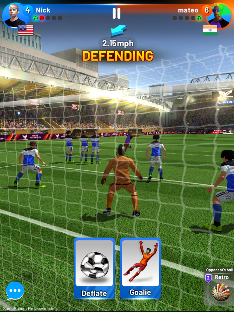 Ronaldo: Soccer Clash Game Screenshot