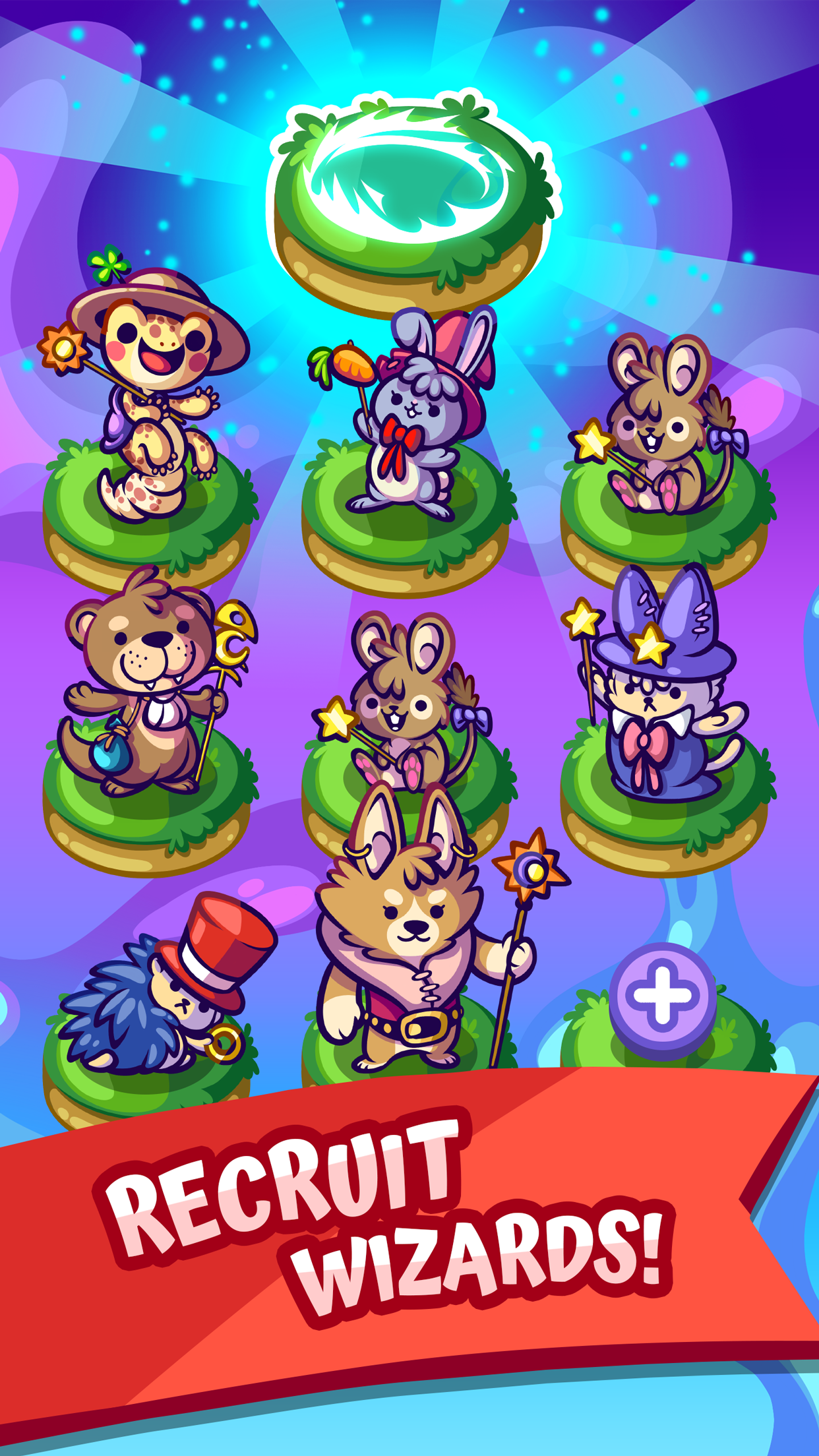 Merge Kawaii Wizards - Merge Games 2020 Game Screenshot