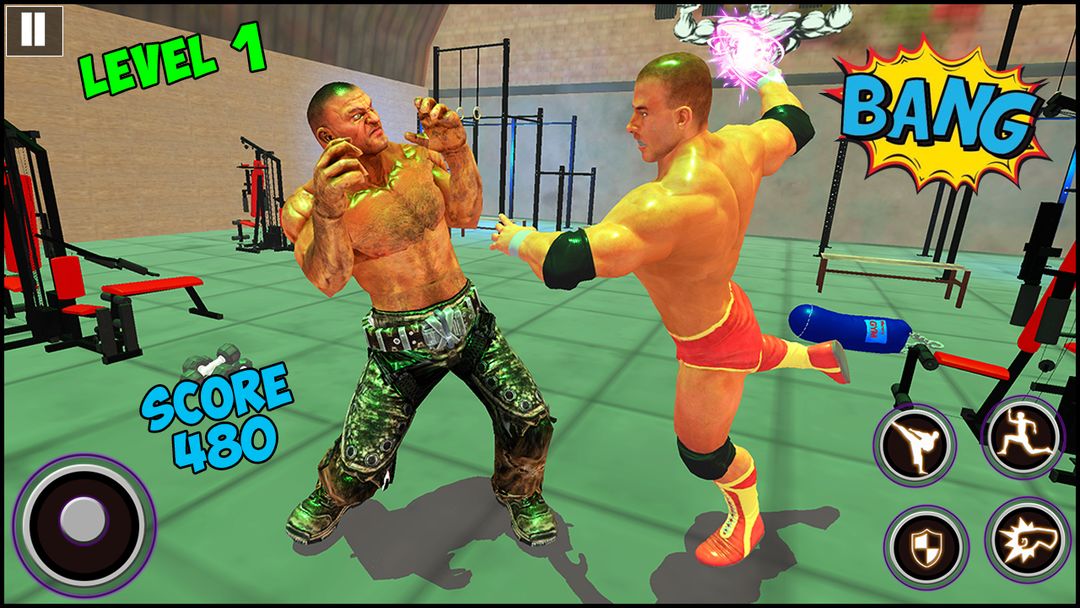 Screenshot of Gym BodyBuilders Fighting game : fight simulator