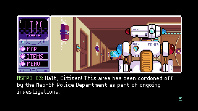 Read Only Memories: Type-M Game Screenshot