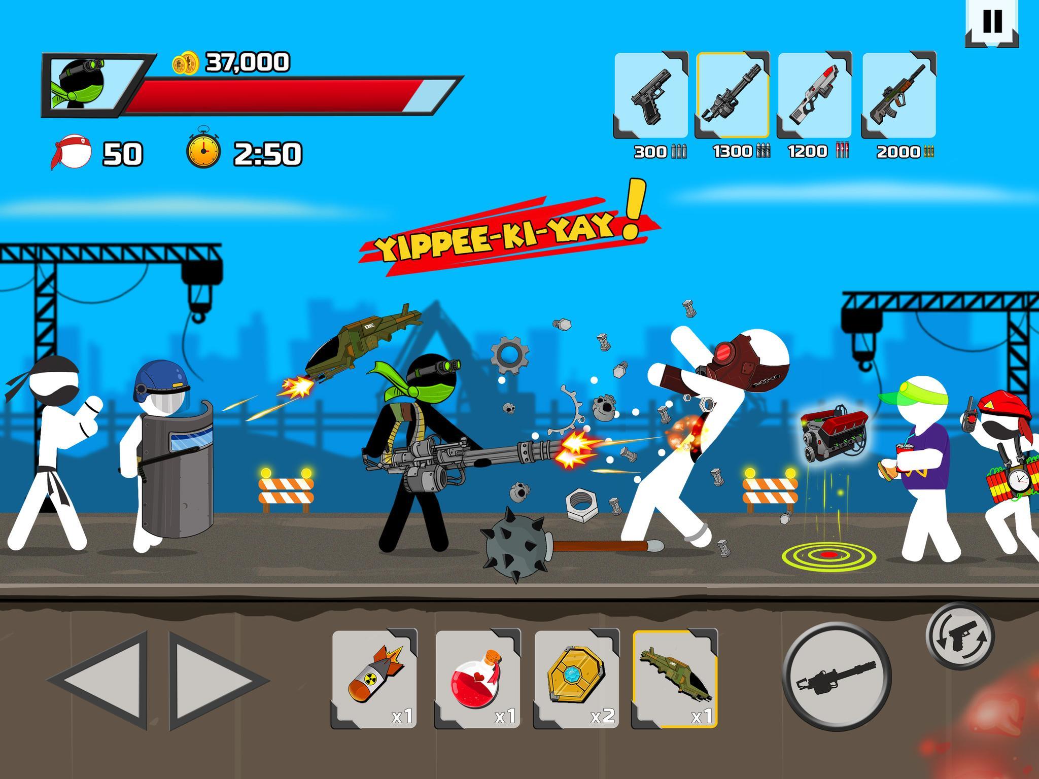 Stickman maverick : bad boys ゲームのスクリーンショット