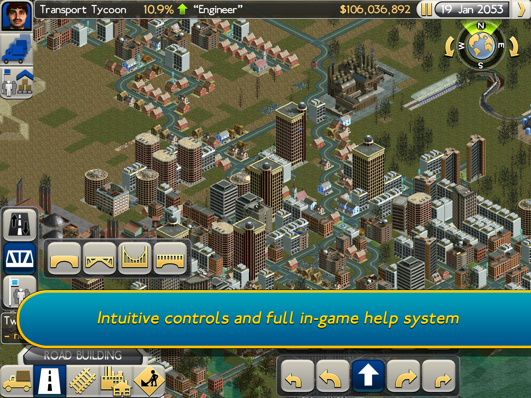 Transport Tycoon Game Screenshot