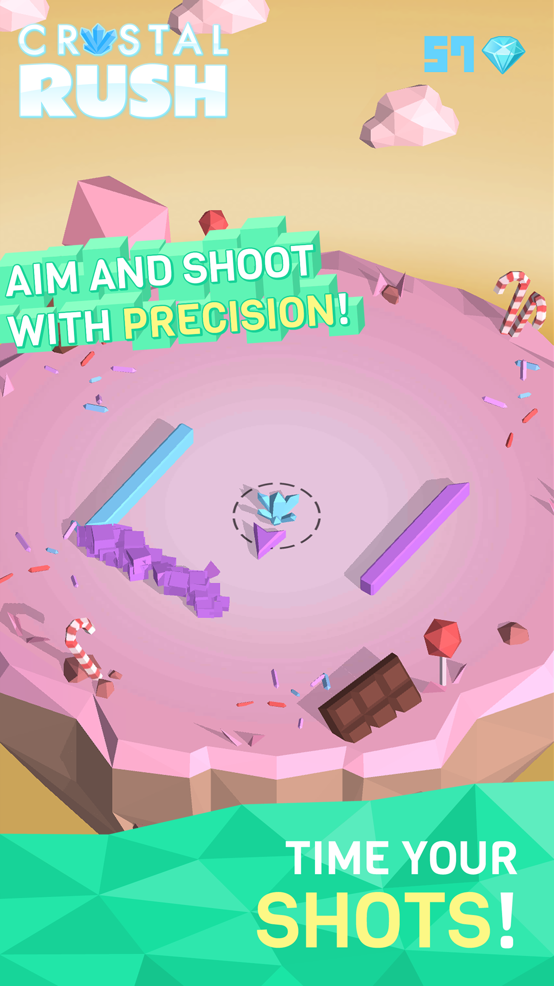 CRYSTAL RUSH! Game Screenshot