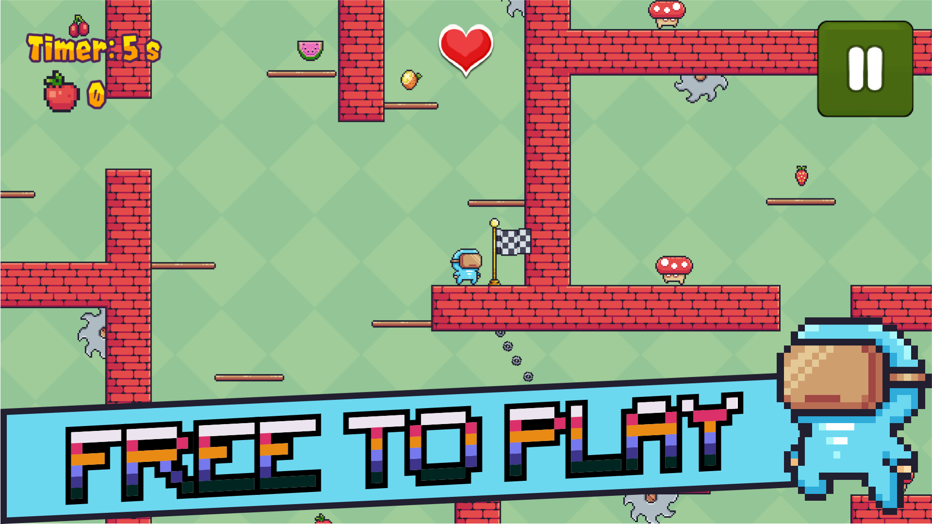 Cuplikan Layar Game Pixel Odyssey - Platformer