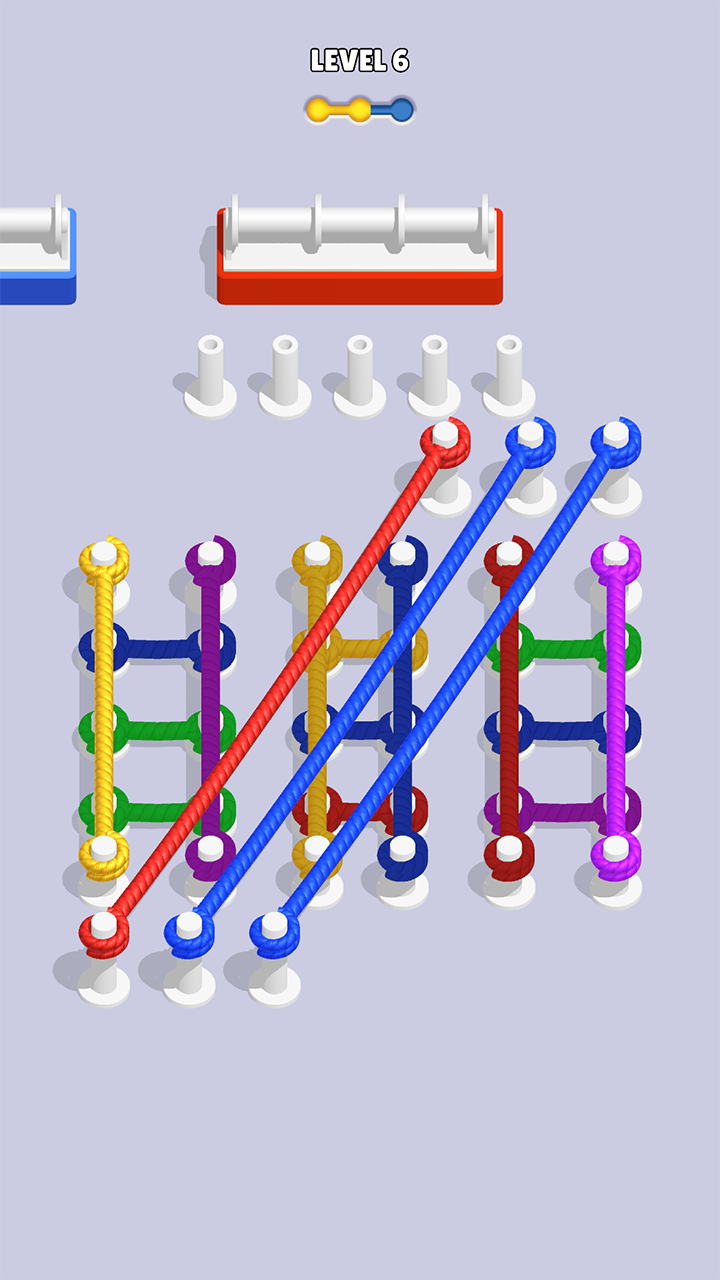 Скриншот игры Rope Jam:Tangle Sort