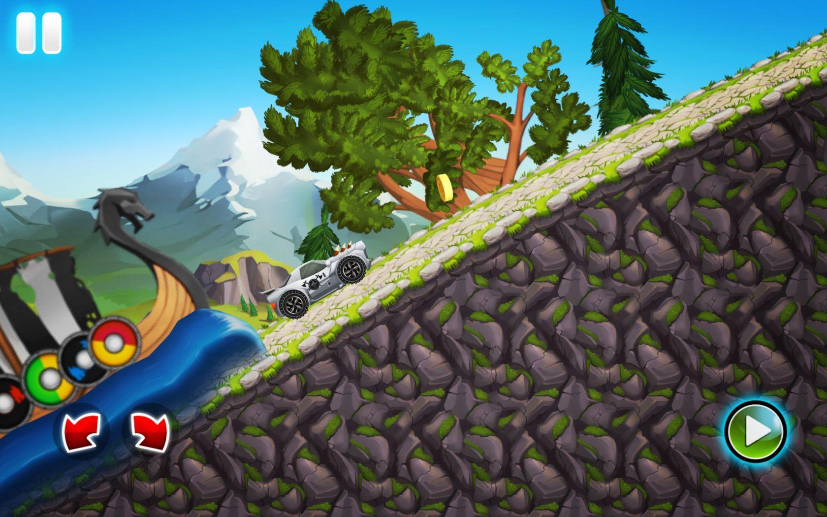Captura de Tela do Jogo Viking Legends: Funny Car Race Game