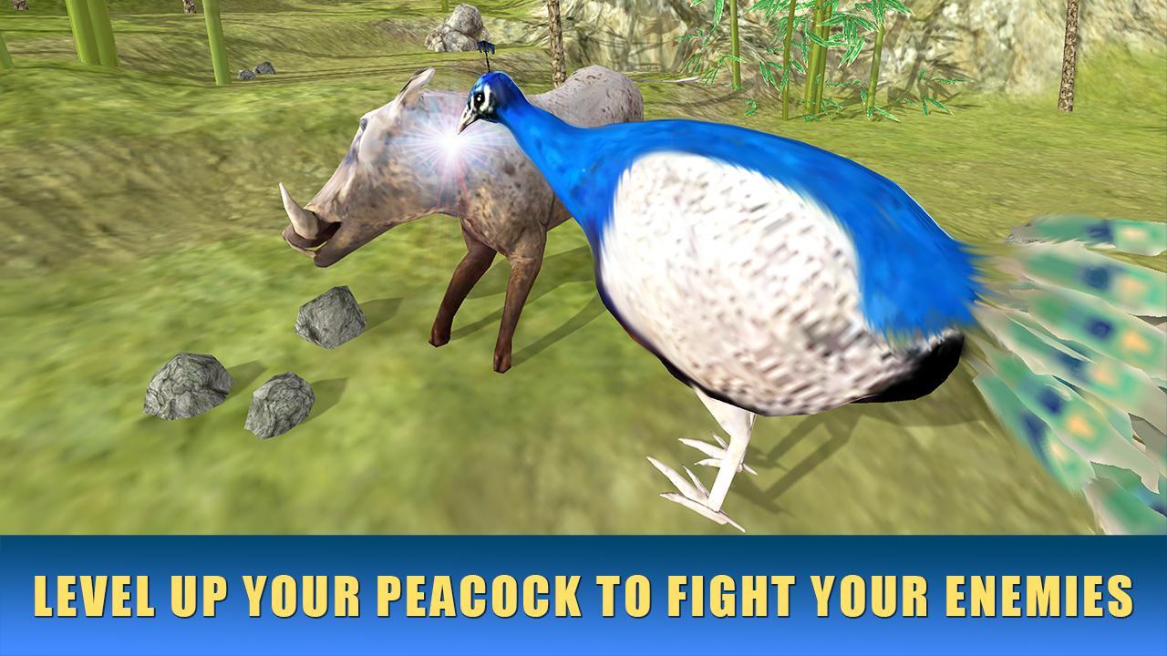 Peacock Simulator 3D Game Screenshot
