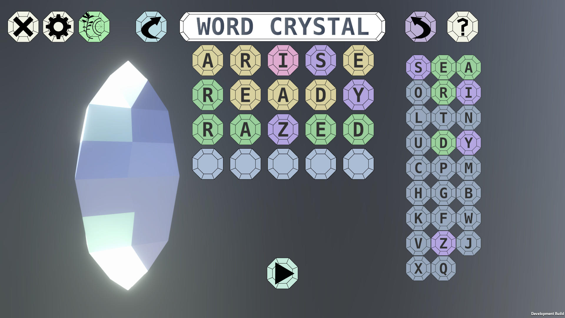 Screenshot 1 of Word Crystal ပါ။ 