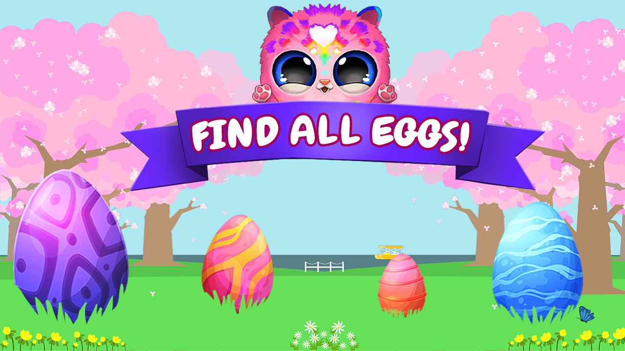 Merge Fluffy Animals: Egg pets Game Screenshot