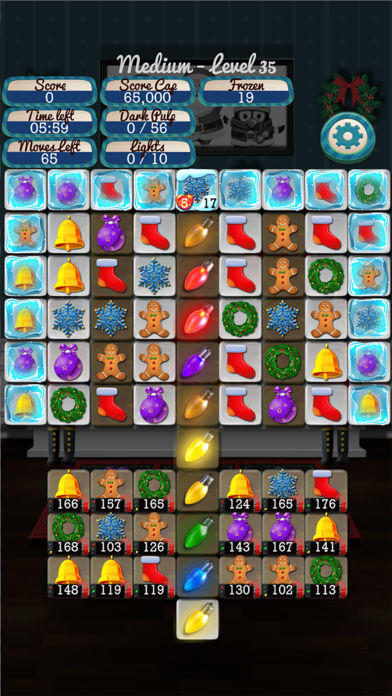Christmas Drops 4 - Match 3 Game Screenshot